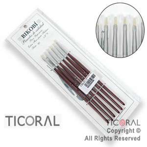 PINCEL 80/0 PORCELANA FRIA/CERAMICA x 6